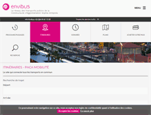 Tablet Screenshot of envibus.fr